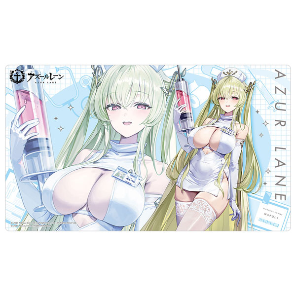 [アズールレーン]描き下ろしラバーマット(ナポリ/ナース)[カーテン魂]《０２月予約》