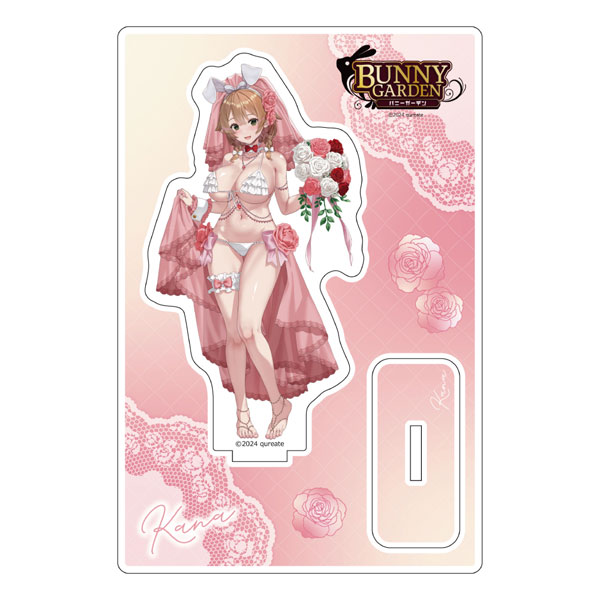 [バニーガーデン]描き下ろしアクリルスタンド(花奈/バニーウエディング水着)[カーテン魂]《０２月予約》