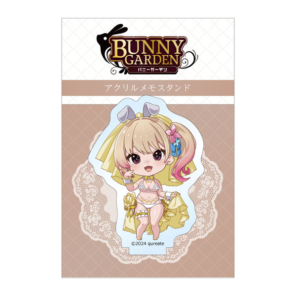 [バニーガーデン]アクリルメモスタンド(凜/バニーウエディング水着)[カーテン魂]《０２月予約》