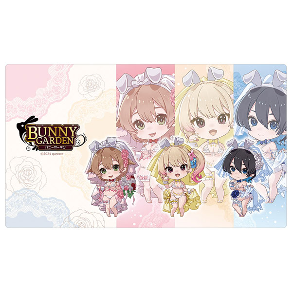 [バニーガーデン]ラバーマット(ミニキャラ/バニーウエディング水着)[カーテン魂]《０２月予約》