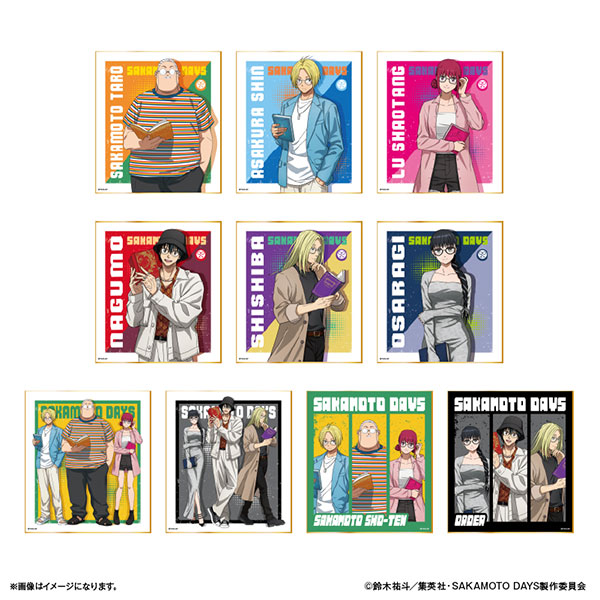 SAKAMOTO DAYS トレーディングミニ色紙 眼鏡Style 10個入りBOX