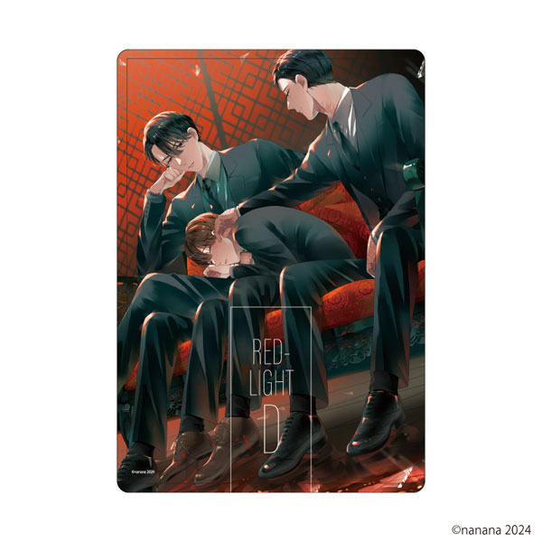 キャラクリアケース「RED-LIGHT D」01/鈴＆龍＆裂(公式イラスト)[A3]《１１月予約》