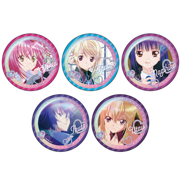 TVアニメ『しゅごキャラ！』 ホログラムレタッチ 缶バッジ 5個入りBOX