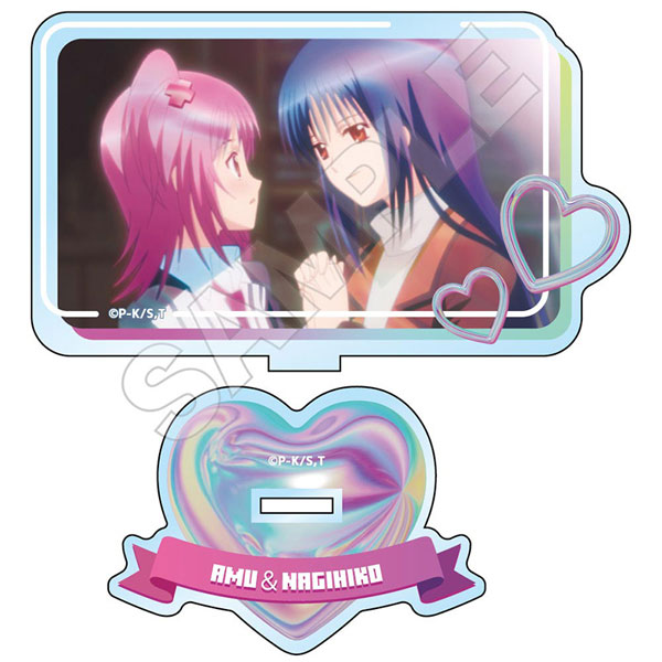 TVアニメ『しゅごキャラ！』 ホログラムレタッチ アクリルスタンド 日奈森あむ＆藤咲なぎひこ[GRANUP]《発売済・在庫品》