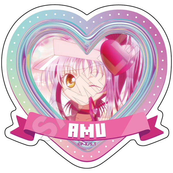 TVアニメ『しゅごキャラ！』 ホログラムレタッチ ステッカー 日奈森あむ[GRANUP]《発売済・在庫品》