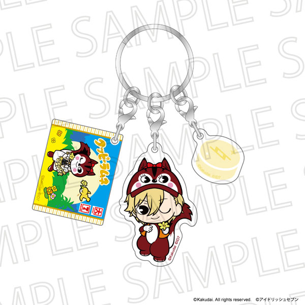 クッピーラムネ×IDOLiSH7 三連アクリルキーホルダー ラム＆六弥ナギ[SR-GYM]《１２月予約》