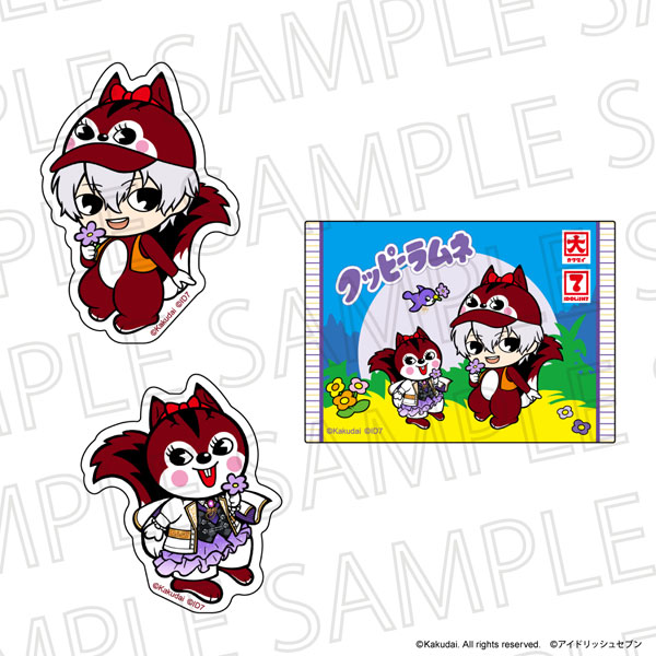 クッピーラムネ×IDOLiSH7 ダイカットステッカーセット ラム＆逢坂壮五[SR-GYM]《発売済・在庫品》