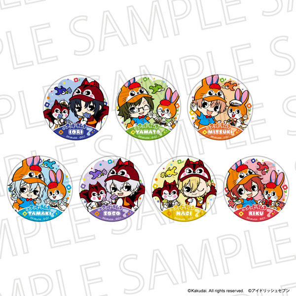 クッピーラムネ×IDOLiSH7 トレーディングカンバッジ 7個入りBOX