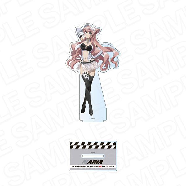 戦姫絶唱シンフォギアXV ホログラムデカアクリルスタンド マリア・カデンツァヴナ・イヴ SYMPHOGEAR RACING ver.[コンテンツシード]《発売済・在庫品》