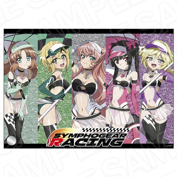 戦姫絶唱シンフォギアXV ミニアクリルアート マリア＆調＆切歌＆セレナ＆キャロル SYMPHOGEAR RACING ver.[コンテンツシード]《１１月予約》