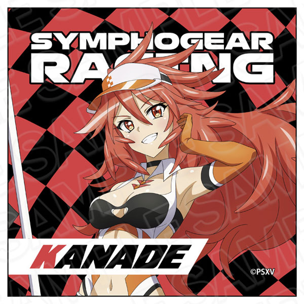 戦姫絶唱シンフォギアXV マイクロファイバー 天羽奏 SYMPHOGEAR RACING ver.[コンテンツシード]《１１月予約》