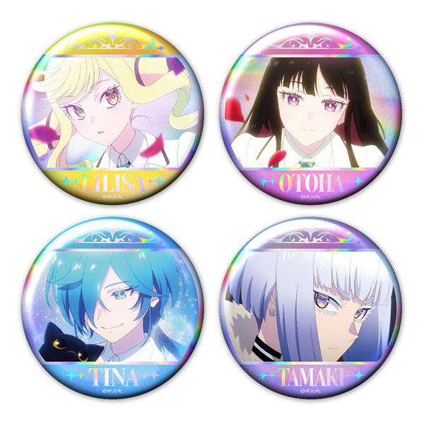 ロックは淑女の嗜みでして　院瀬見ティナ　缶バッジ　48個セット　ロックレディ ロックは淑女の嗜みでして 院瀬見ティナ 缶バッジ 48個セット ロック