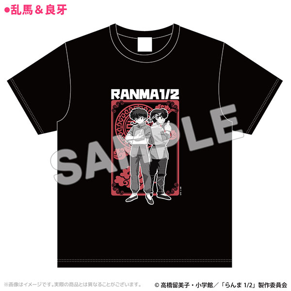 TVアニメ「らんま1/2」 アートTシャツ 乱馬＆良牙 XL[アクロス]《１１月予約》
