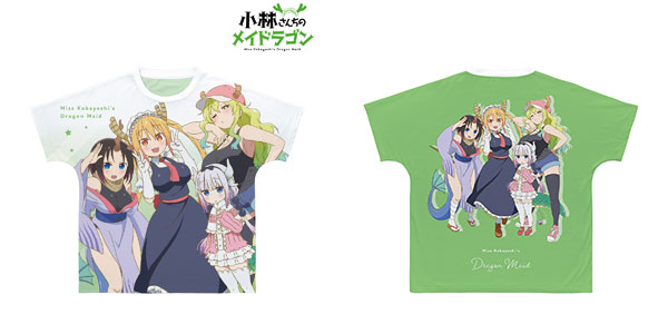 TVアニメ「小林さんちのメイドラゴン」 トール＆カンナ＆エルマ＆ルコア フルグラフィックTシャツ ユニセックス S[アルマビアンカ]《０１月予約》