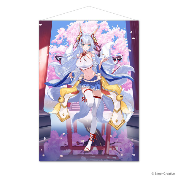 空気少女注意報 B2タペストリー 妖狐エア(さくら)[希萌創意]《発売済・在庫品》