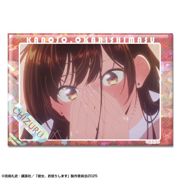 彼女お借りします 缶バッジ 千鶴 麻美 瑠夏 墨 ホログラム 彼女、お借りします ホログラム缶バッジ Ver.3 デザイン04(水原千鶴/D