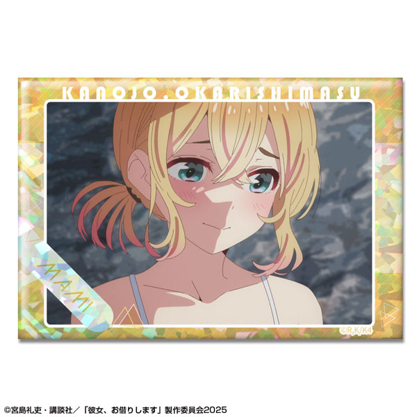 彼女お借りします 缶バッジ 千鶴 麻美 瑠夏 墨 ホログラム 彼女、お借りします 千鶴・麻美・瑠夏・墨らの名場面グッズ 5月発売!