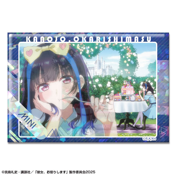 彼女、お借りします ホログラム缶バッジ Ver.3 デザイン14(八重森みに