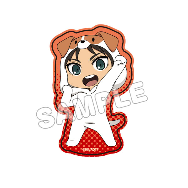 進撃の巨人 ホログラムダイカットステッカー1 エレン[TBSグロウディア]《発売済・在庫品》