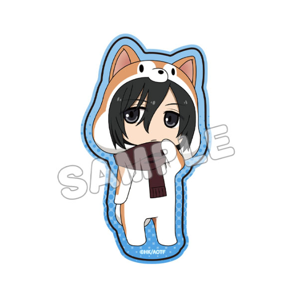 進撃の巨人 ホログラムダイカットステッカー1 ミカサ[TBSグロウディア]《発売済・在庫品》