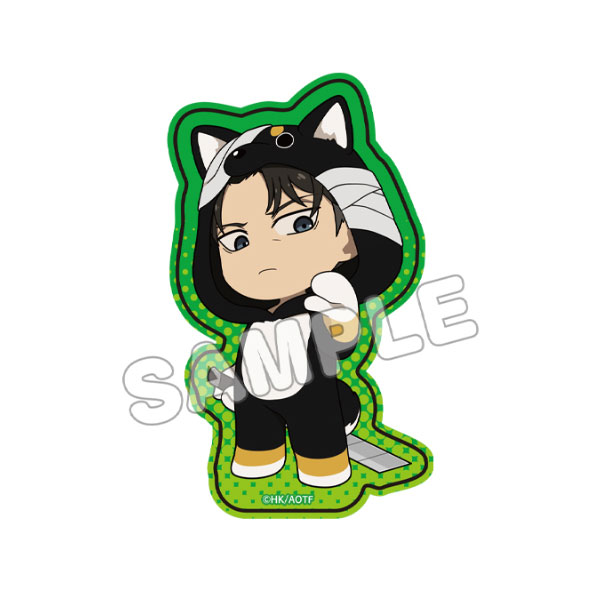 進撃の巨人 ホログラムダイカットステッカー The Final Season ver. リヴァイ[TBSグロウディア]《発売済・在庫品》