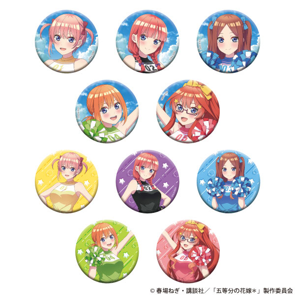 五等分の花嫁* キャラバッジコレクション 10個入りBOX