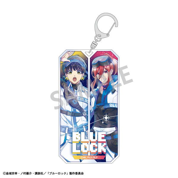 ブルーロック スリムキーホルダー 蜂楽廻・千切豹馬/サイバーパンクリバイバル カミアニTOUCH[カミオジャパン]《１１月予約》