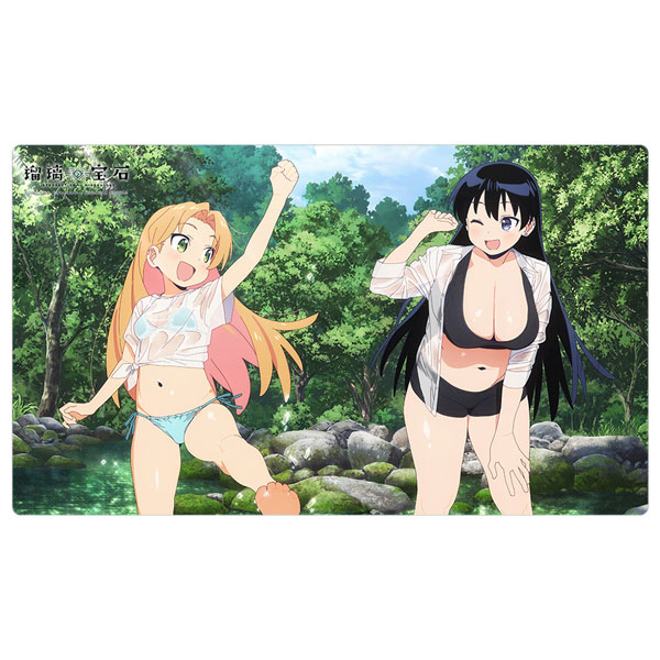 [瑠璃の宝石]描き下ろしラバーマット(水遊び)[カーテン魂]《発売済・在庫品》