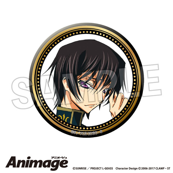 コードギアス 反逆のルルーシュ Animageギラギラ缶バッジ vol.3