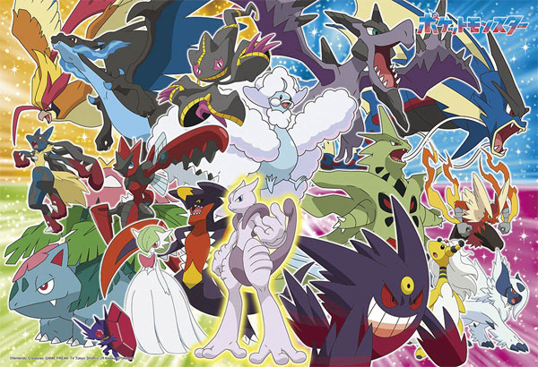 ジグソーパズル ポケモン メガシンカ大集合！ 100ピース (100