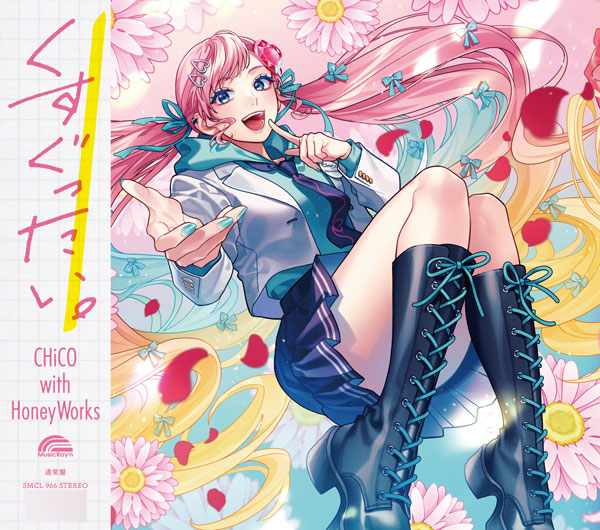 【CHiCO with HoneyWorks】 CHiCO 直筆サイン入りピンズ CHiCO with HoneyWorks、17th Single『ビビっとラブ』リリース