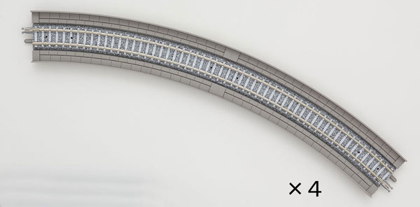 1874 高架橋付PCレールHC354-45-PC(F)(4本セット)[TOMIX]《発売済・在庫品》