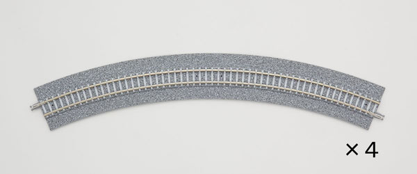 1773 ワイドPCカーブレールC354-45-WP(F)(4本セット)[TOMIX]《発売済・在庫品》