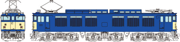 TW-EF64X EF64-0代1次車国鉄標準色稲沢タイプ(ツララヨケ撤去後)[トラムウェイ]