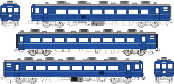TW-14500X 国鉄14系500代座席車基本セットA[トラムウェイ]