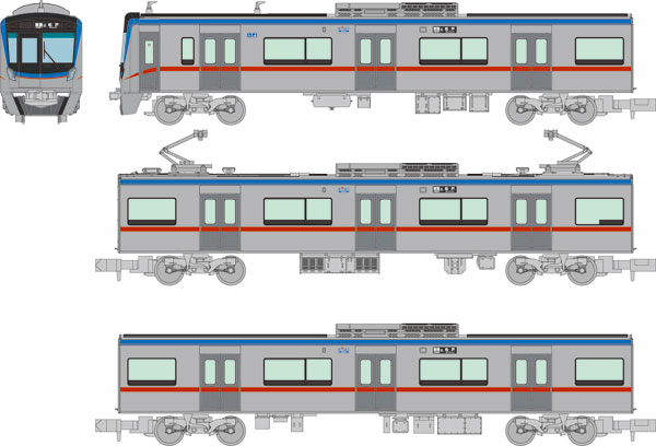 トミーテック 鉄道コレクション 全8両セット 動力化済み 室内灯・パンタ装着済み ジオコレ】2026年2月発売 新製品ポスター 鉄道コレクション 京成