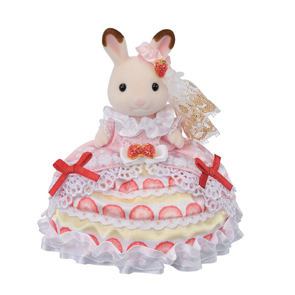 シルバニアファミリー ハッピーバースデーフレア ストロベリーケーキドレス[エポック]《発売済・在庫品》