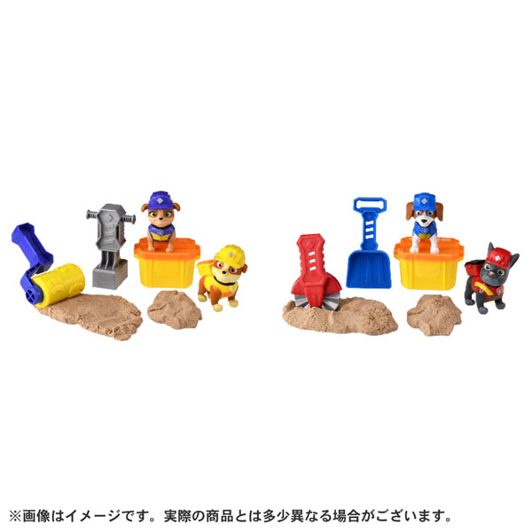 パウ・パトロール ラブル＆クルー ビルドフィギュアセット(お砂付き)2種アソート[タカラトミー]《発売済・在庫品》