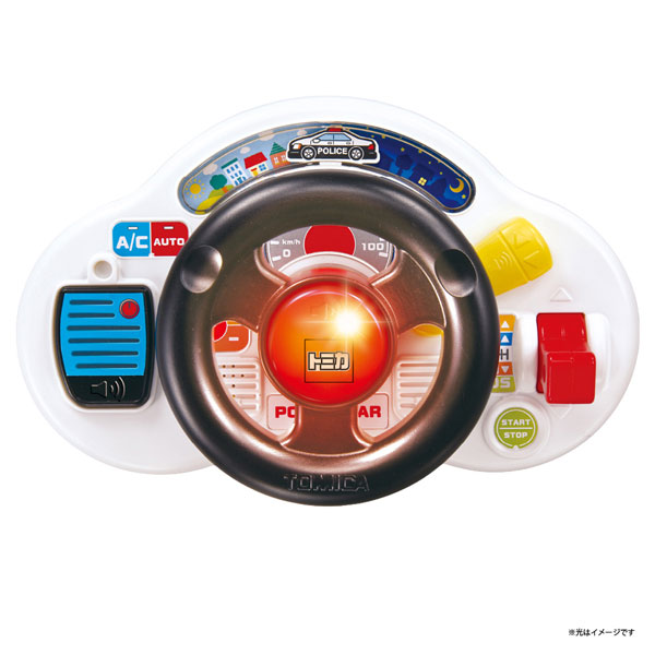 おでかけ大好き！トミカサウンドハンドル パトロールカー[タカラトミー]《発売済・在庫品》