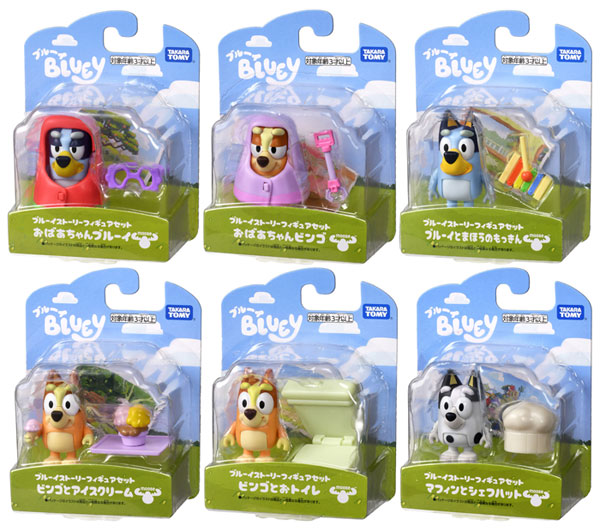 ブルーイ ブルーイストーリーフィギュアセット 12個入りアソートBOX[タカラトミー]《発売済・在庫品》