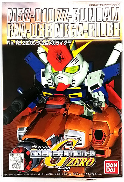 【中古】SDガンダム G-GENERATION No.12 ZZガンダム＆メガライダー プラモデル[バンダイ]