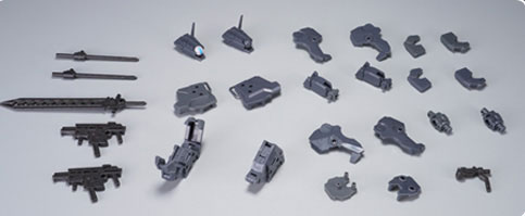 バード/バイナリ フィケドゥラ プラスチックモデルキット専用 ナパーム弾装甲オプションパーツセット[ビッグファイヤーバードビルド]《１１月仮予約》