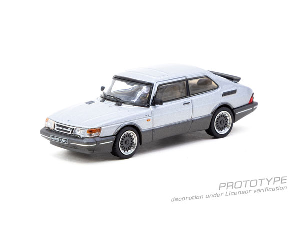 1/64 Saab 900 Turbo Silver[Tarmac Works]《発売済・在庫品》