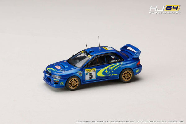 1/64 SUBARU IMPREZA WRC 1999 #5 (MONTE CARLO)[ホビージャパン]
