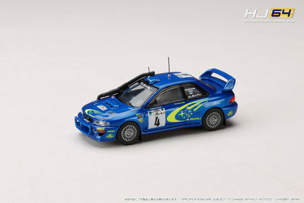 1/64 SUBARU IMPREZA WRC 2000 #4 (SAFARI)[ホビージャパン]
