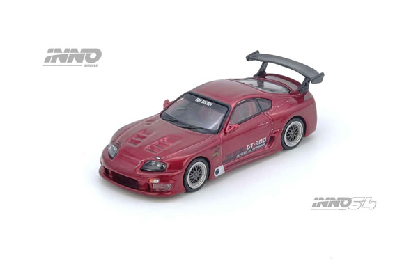 1/64 Toyota スープラ (A80) “TOP SECRET” レッド[INNO Models]《発売済・在庫品》