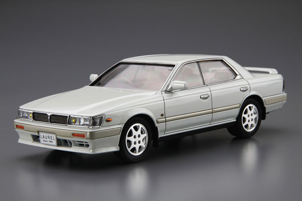 ザ・モデルカー No.28 1/24 ニッサン HC33 ローレルメダリストCLUB・L ’91 プラモデル[アオシマ]《１０月予約》