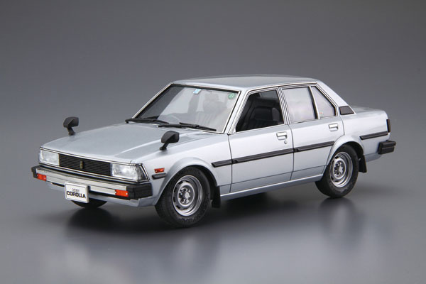 ザ・モデルカー No.71 1/24 トヨタ E71/70 カローラセダン GT/DX ’79 プラモデル[アオシマ]《１０月予約》