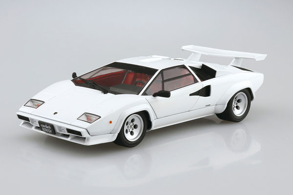 ザ・スーパーカー No.9 1/24 ’85 ランボルギーニ カウンタック 5000QV プラモデル[アオシマ]《１０月予約》