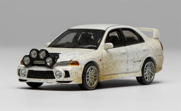 1/64 三菱 Lancer Evolution IV Muddy Version with Rally Light[MOTORHELIX]